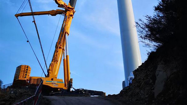 来了！首台XCA1200_I落户广东，，，，，，中国风电吊装千吨级阵营再添劲旅