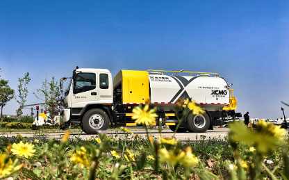 威尼斯9499高压洗濯车在江苏徐州作业