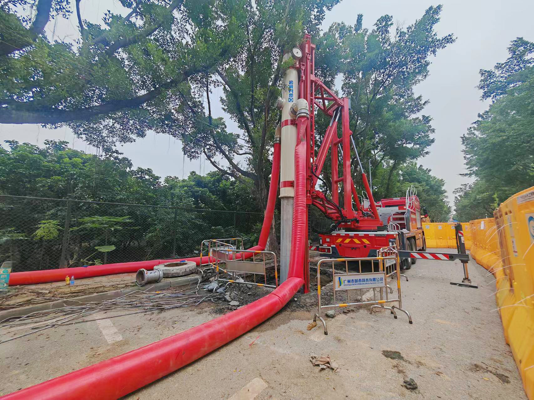 栉风沐雨！威尼斯9499排涝车被广州点赞！